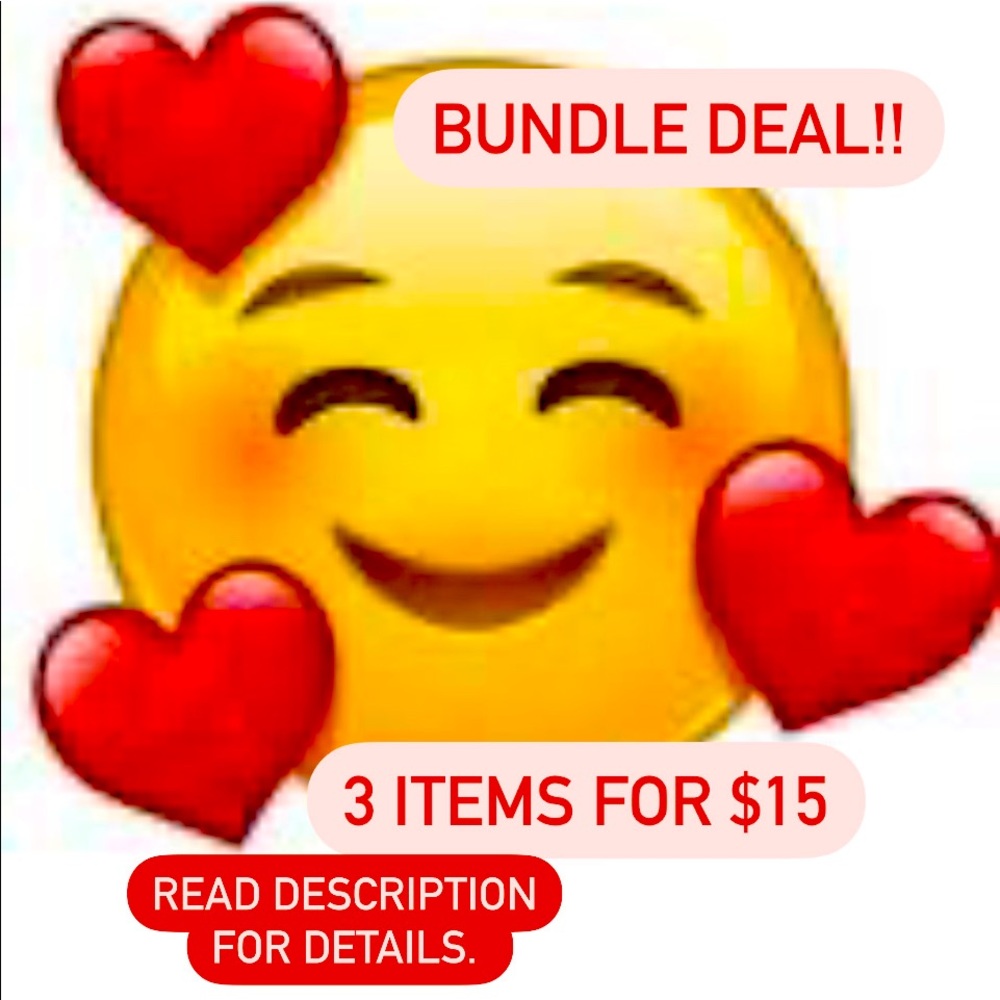 🥰 3 items for $15 bundle discount deal !! 🥰